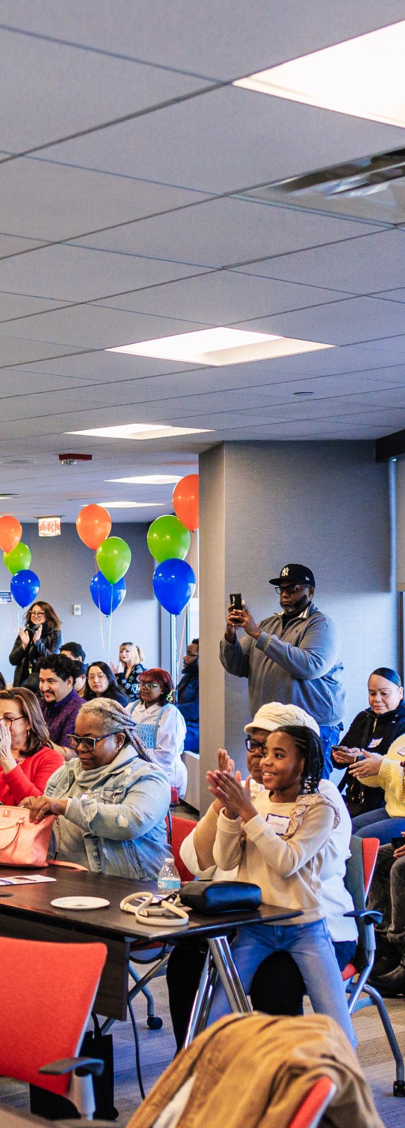 Crowd of Supporters At a Graduation